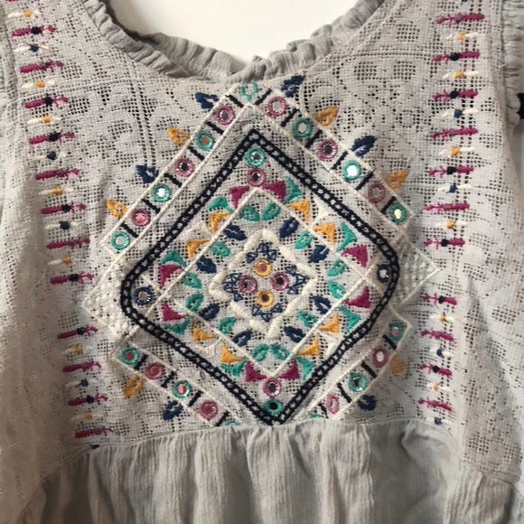 Embroidered Tunic Tank - Picture 2 of 2